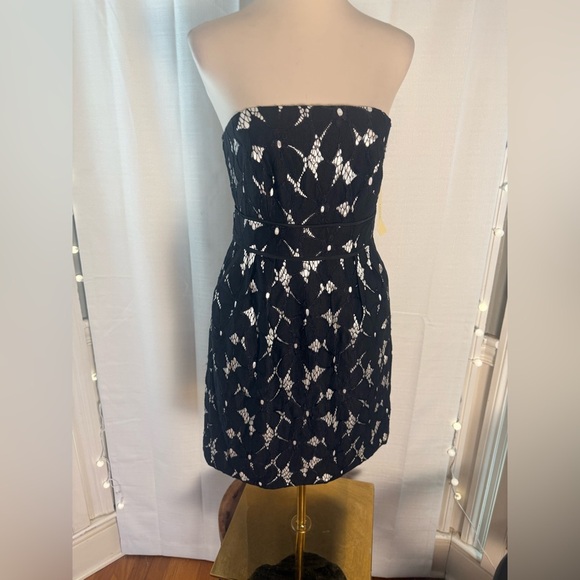 Jade by Melody Tam Black Strapless Lace Dress - NWT Size S - Picture 1 of 6